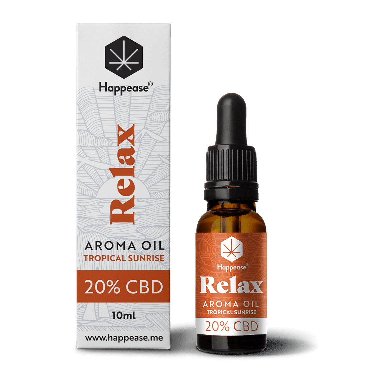 Happease CBD Oil Relax Tropical Sunrise - Image 1