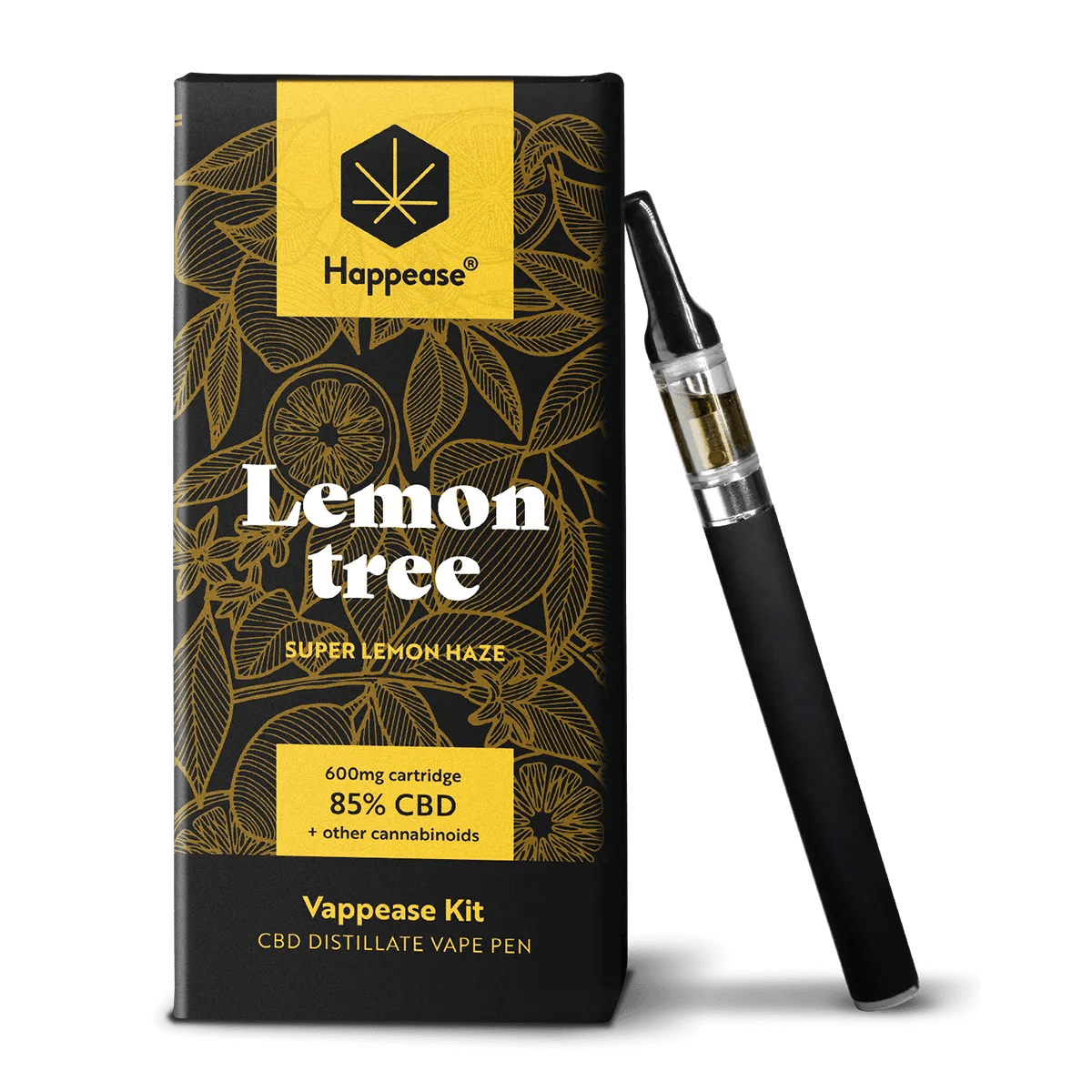 Product-31.1 Happease Vaping Starter Kit 85% Cannabinoids CBD-CBG-CBN Lemon Tree - Image 1