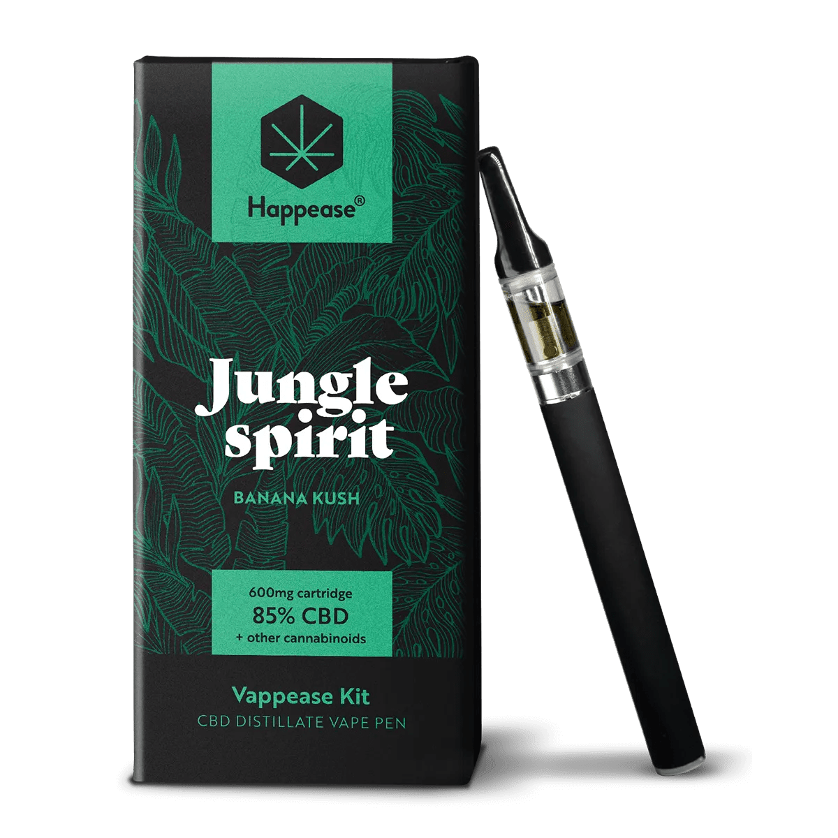 Product-33.1 Happease Vaping Starter Kit 85% Cannabinoids CBD-CBG-CBN Jungle Spirit - Image 1